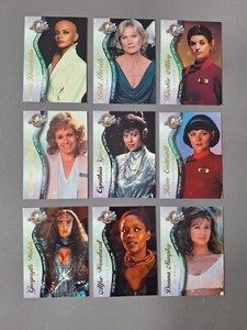 STAR TREK TOS Cinema 2000 Skybox ""FEMALE GUEST"" Set #F1-F9 ILIA ANIJ SAAVIK