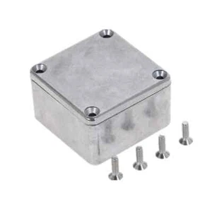 Silver Aluminium Enclosure Electronic Diecast Stompbox 1590LB 50.5*50.5*31mm - Picture 1 of 6