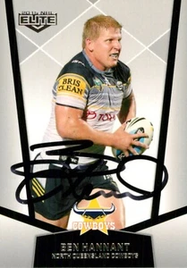Signed 2015 North Queensland Cowboys NRL Premiers ESP Elite Card - Ben Hannant - Bild 1 von 3