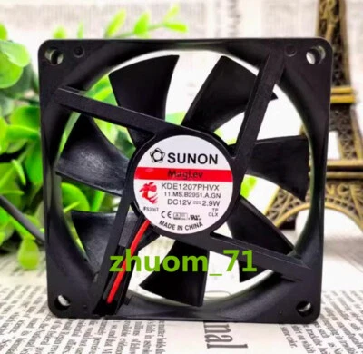 1PC SUNON KDE1207PHVX 7cm12V 2.9W 7015 Suspended maglev silent cooling fan - Image 1 of 4