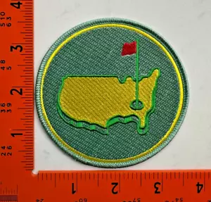 Masters Green Golf Augusta Jacket Blazer Embroidered Iron On Patch 3" FS - Picture 1 of 1