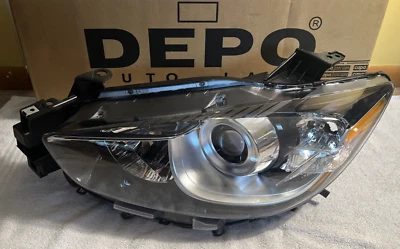 DEPO Left/Driver Side Halogen Headlight For 2013-2016 Mazda CX-5 KJ01-51-041 - Image 1 of 4