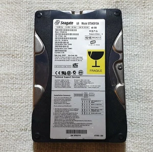 Disco Duro HDD 3,5 IDE PATA Seagate U6 ST340810A 33GB PC Sobremesa 9T7002-304 - Imagen 1 de 6