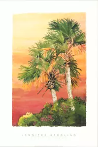 Palmeras Arte Jennifer Ardolino Ozelo Cielos y Noche Set de 2 24x36 pulgadas - Imagen 1 de 2