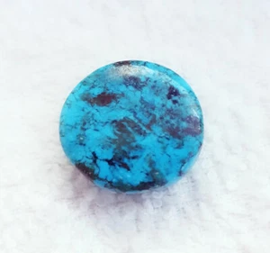 Loose Gemstone Natural Blue Turquoise 31.72 Ct Untreated Certified Opaque Gems - Picture 1 of 8
