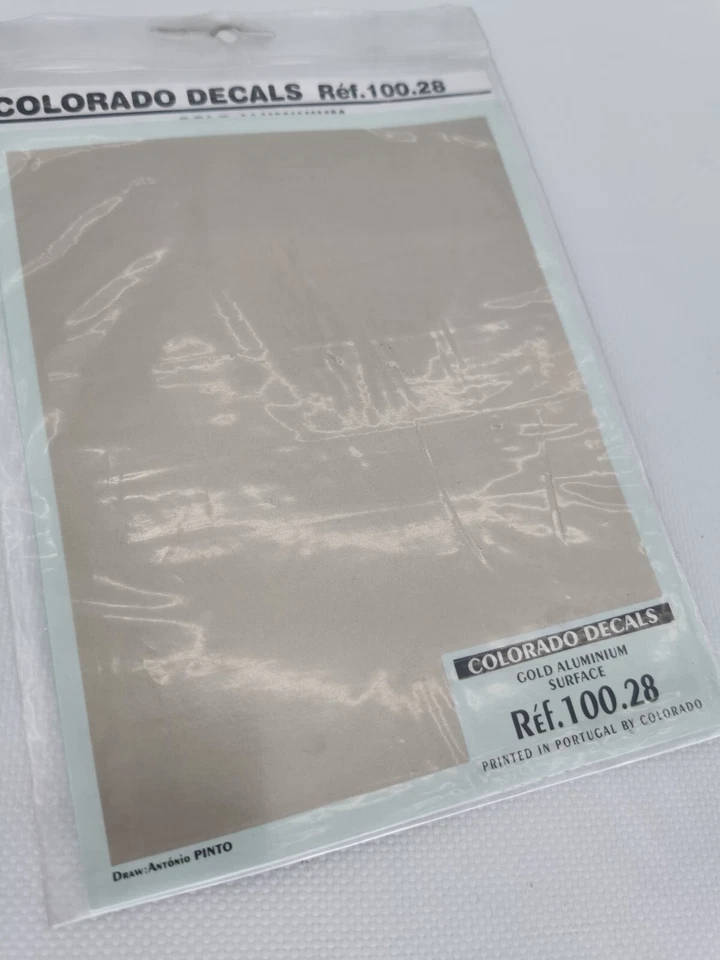 DECALS CARPENA 100.28 GOLD ALUMINIUM SURFACE - Photo 1/1