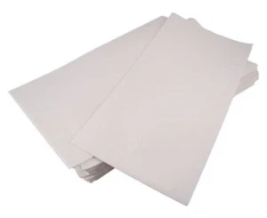 50 x weiße Papier Tischdecken Tischdecken 90cm Tischdecken Party Einweg - Bild 1 von 2