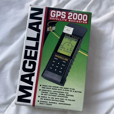 Magellan GPS2000 Satellite Navigator Outdoor Vintage 1996 Manual Bundle Tested - Image 1 of 4