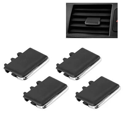 4x Black Auto Air Conditioning A/C Vent Blade Slice Clip Kits For Toyota Corolla - Изображение 1 из 4