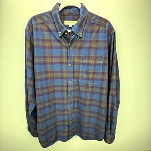 Territory Ahead Mens Corduroy Plaid Shirt Size Large Multicolor - Picture 1 of 9