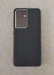 Hülle für Samsung Galaxy S21 Ultra 5G Robust Schutz Griff Handyhülle Anthrazit - Bild 1 von 2