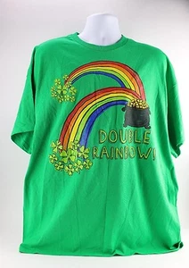 double rainbow t shirt xxl lucky gold clover paul bear vasquez viral internet 2X - Bild 1 von 4