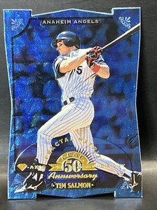 1998 Leaf 50th Tim Salmon Fractal Matrix 35/50 DIAMOND AXIS Parallel NM+ #16