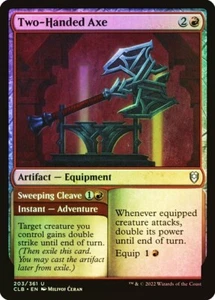 Two-Handed Axe Sweeping Cleave *Foil* | CLB Baldur's Gate | NM MTG - Picture 1 of 1