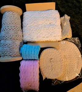 Nähen verzieren Spitze Weihnachtsdeko Konvolut Bastelmaterial Set 2 - Bild 1 von 1