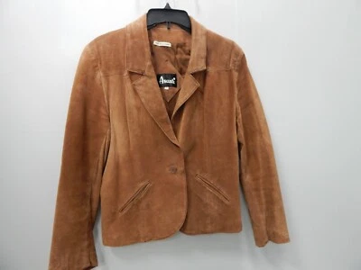 Avanti brown pig suede jacket Sz 14 - Image 1 of 3