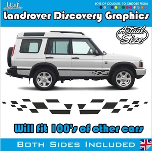 Calcomanías pegatinas para LANDROVER Discovery 4x4 todoterreno a rayas laterales gráficos 003 - Imagen 1 de 5