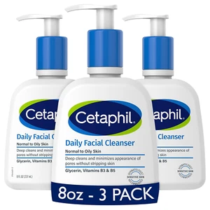 Face Wash, Daily Facial Cleanser for Sensitive, Combination to Oily Skin, 8 O... - Picture 1 of 1
