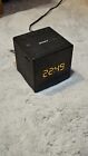 Sony ICF-C1 Cube Design FM/AM Clock Radio Bedside Dual Alarm Clock Snooze Black
