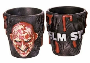 A Nightmare On Elm Street Movie Pair of 3-D Plastic Freddy Shot Glasses, NEW - Picture 1 of 1