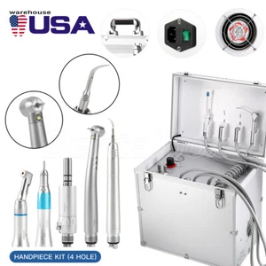 Portable Dental Unit with Air Compressor/LED Handpiece Air Scaler Kit 2/4Hole - Bild 1 von 23