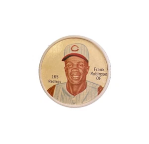 Frank Robinson Cincinnati Redlegs 1962 Salada Tea/Junket Desserts Coins #165 - Picture 1 of 2