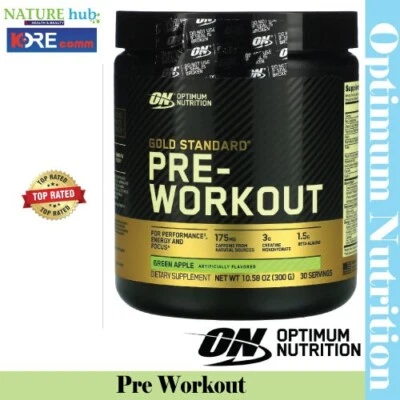 Optimum Nutrition, Gold Standard Pre-Entrenamiento, Manzana Verde, 10,58 oz (300 g) Foto 1 de 3