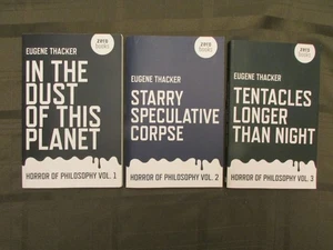 Eugene Thacker, Horror of Philosophy, 3-Vol. PB   1st UK  Fine  Supernatural - Picture 1 of 1