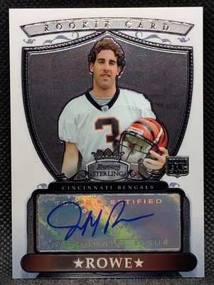 2007 Bowman Sterling #BSRA-JR Jeff Rowe Rookie Auto - Cincinnati Bengals - Image 1 of 2