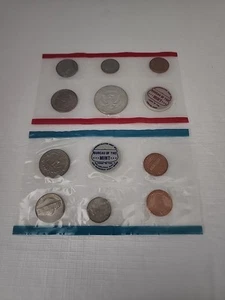 1969 Uncirculated Proof Coins with P and D Mint Marks - Picture 1 of 4