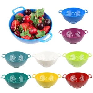 8 Pcs Mini Colander for Kitchen, Colored Plastic Strainer Small Fruit Straine... - Picture 1 of 7