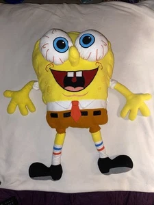 Vgt 2002 Nickelodeon SpongeBob SquarePants Lg Plush With Bulging Eyes 26” Read - Picture 1 of 15