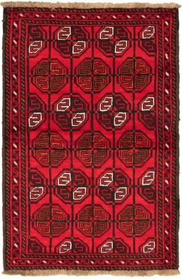 Traditional Vintage Hand-Knotted Oriental Carpet 3'6" x 5'6" Wool Area Rug - Image 1 of 4