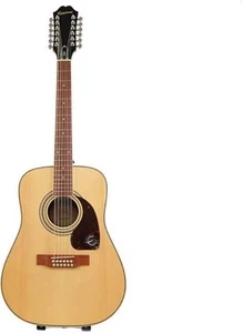 Epiphone 12-String Acoustic Guitar Spruce Top Mahogany Neck Rosewood Fretboard - Picture 1 of 1