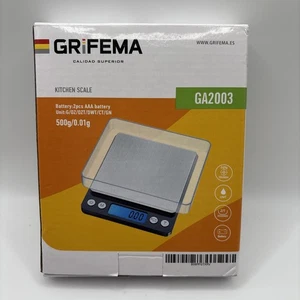 Digital Kitchen Scales with Trays, 500g | 0.01g Food Weighing - Picture 1 of 2