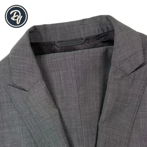 Mens 40 R John Varvatos " Collection " Light Grey Wool / Mohair Blend Suit Italy - Picture 1 of 24