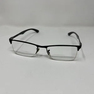 RAY BAN RB8413 2503 54-18-145 BLACK CARBON FIBER EYEGLASSES KL46 - Picture 1 of 8