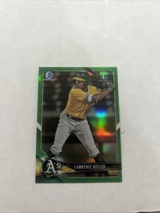 2018 Bowman Chrome Draft Lawrence Butler Green Refractor #55/99 - Picture 1 of 3