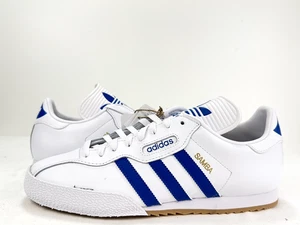 Adidas Samba Leather Mens Shoes, Mens Trainers UK Size 10, White, New - Picture 1 of 12