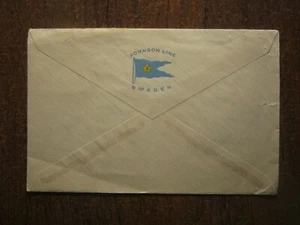 Cubierta de la línea Johnson de España 1946 a Suecia - Imagen 1 de 2