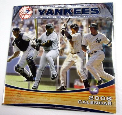 Calendario del equipo New York Yankees 2006 NUEVO. SELLADO con pegatina holograma cL 126 Foto 1 de 3