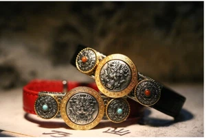 A24 Armband Tierkreiszeichen Drache roter Achat Türkis Silber 925 buddhistisch - Bild 1 von 1