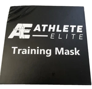 💥Athletic Elite Training Mask for Cardiovascular Health & Fitness (black) NEW - Picture 1 of 9