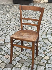 11/8/1224 Stuhl Kneipenstuhl  Küchenstuhl  um 1920 - Bild 1 von 4