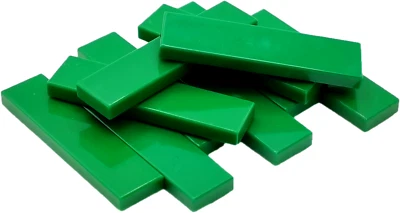 LEGO Nr- 243128 Fliese 1x4 grün  /  10 Stück - Bild 1 von 2