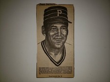 Jose Pagan 1977 Pittsburgh Post Gazette Pirate Portraits Card RARE!