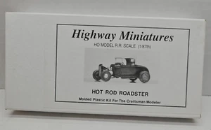 Jordan Products #242 Highway Miniatures HO Hot Rod Roadster 1/87° modello - Foto 1 di 1