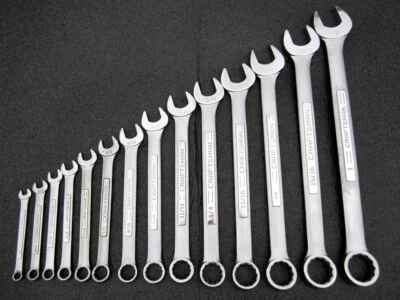 Juego de llaves combinadas vintage Craftsman SAE de 14 piezas -VV- Hecho en EE. UU. Foto 1 de 4