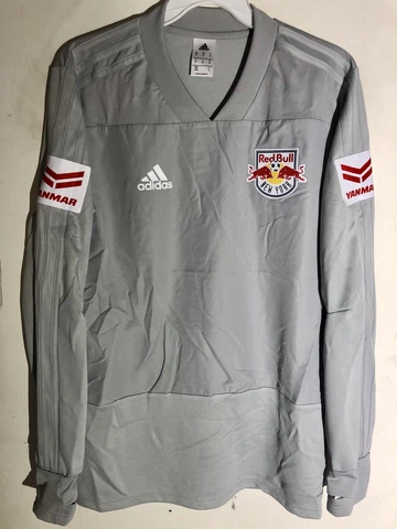 Adidas MLS Jersey New York Red Bulls Team Grey Alt sz M Cover