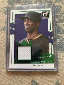 Andrew McCutcheon 2016 Donruss  Green Jersey Kings #JK-AM #’D 1/10